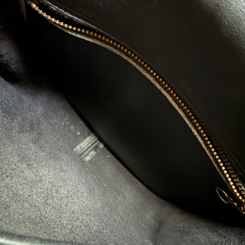 Coach vintage Lindsay Black Leather Crossbody Bag - Picture 8 of 8
